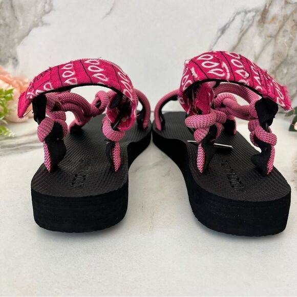 ARIZONA LOVE Trekky Rope Sandal in Pink Rope Size 10 NEW - Picture 12 of 16
